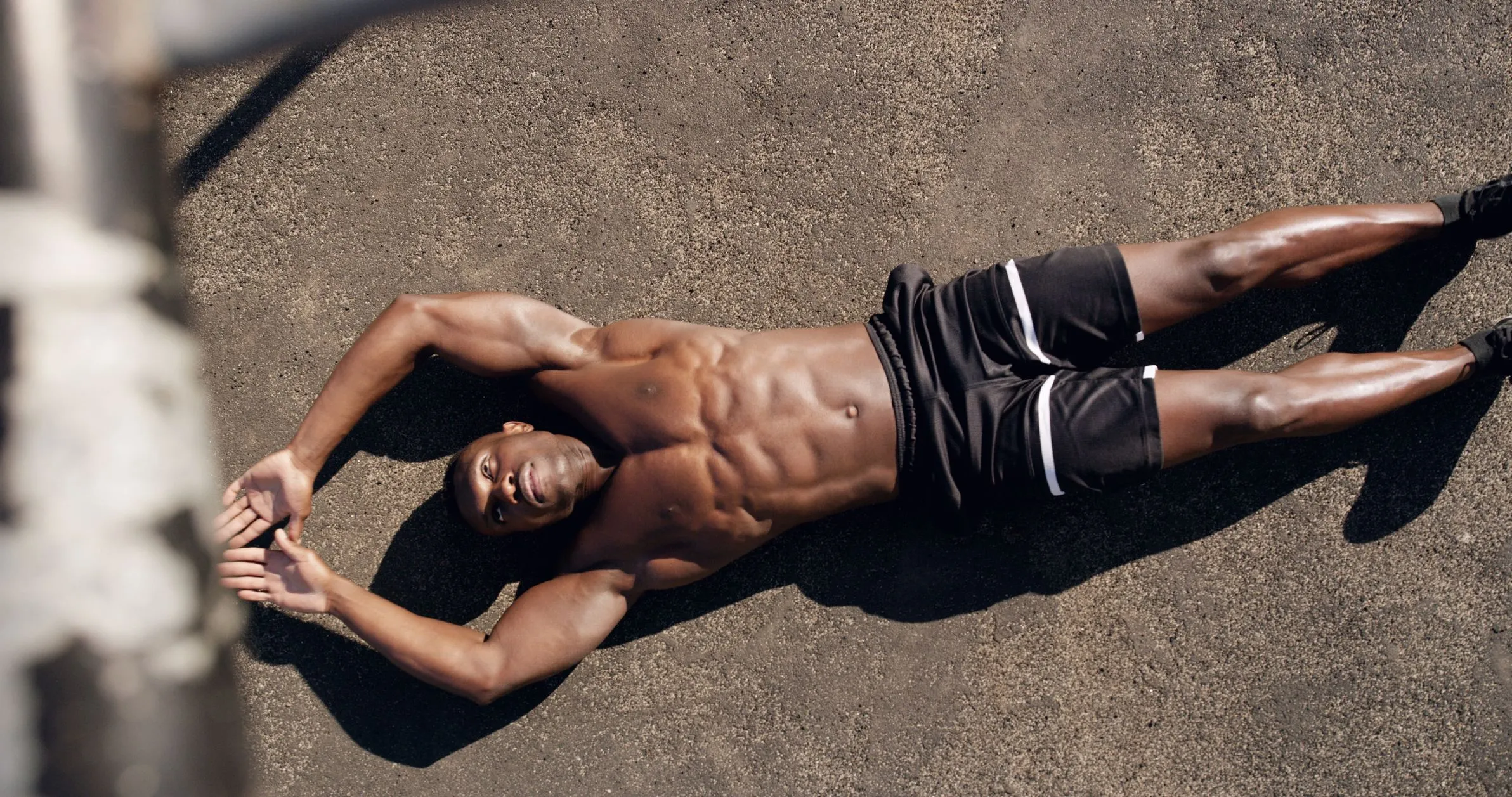 Floor stretch emphasizing long spine